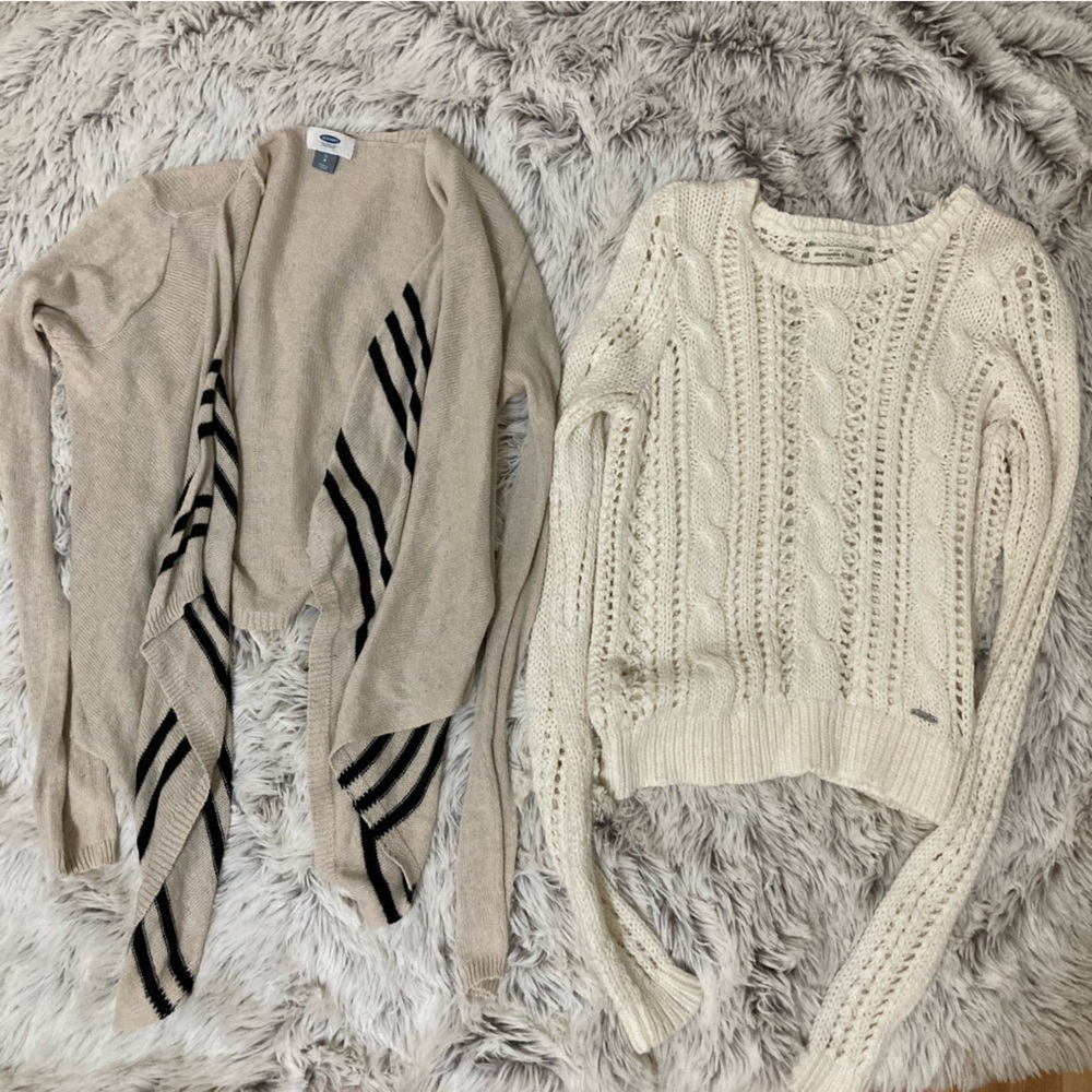 Small Abercrombie & Old Navy Sweater Bundle